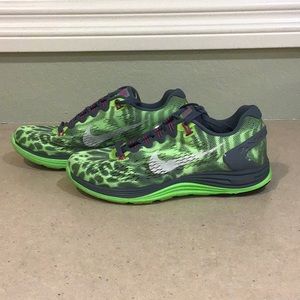 Nike Lunarglide 5 Women’s Green Leopard Print